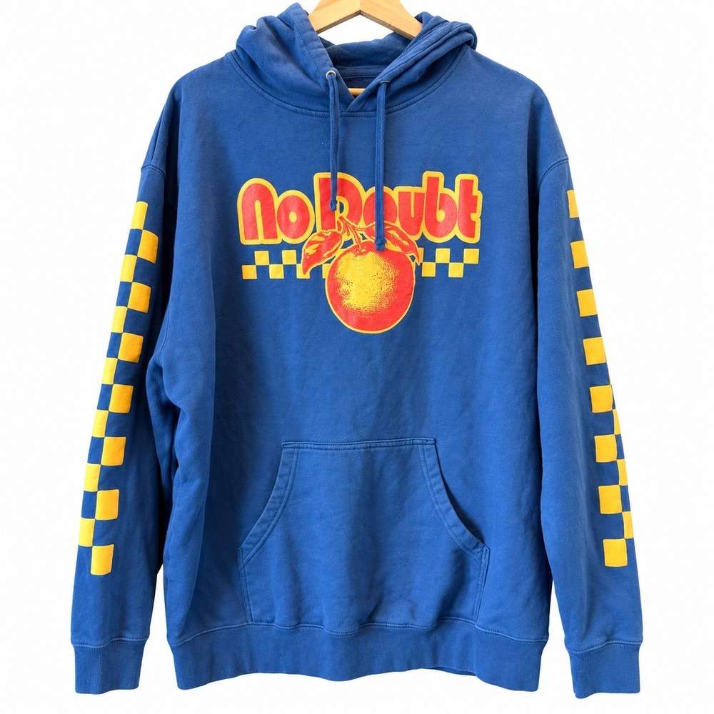 No Doubt 2026 Sphere Las Vegas Checker Hoodie Unisex 2XL Blue Orange Band Merch